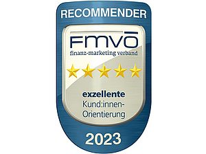 Auszeichnung Recommender 2023 - Hypo Vorarlberg